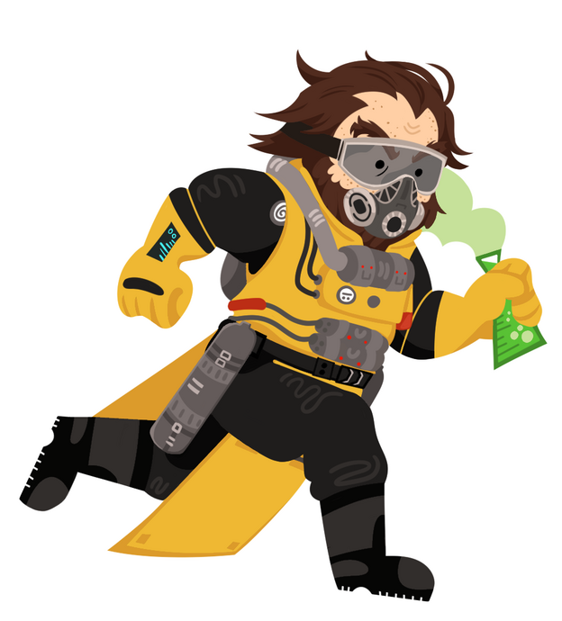 Go, Go! Caustic (3.1 x 3.3 in.)