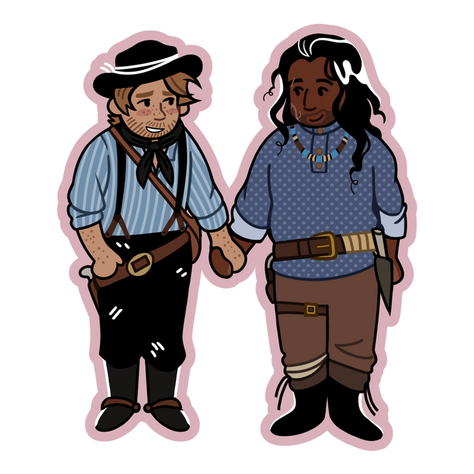 Arthur &amp; Charles (2.4 x .2.8 in.)