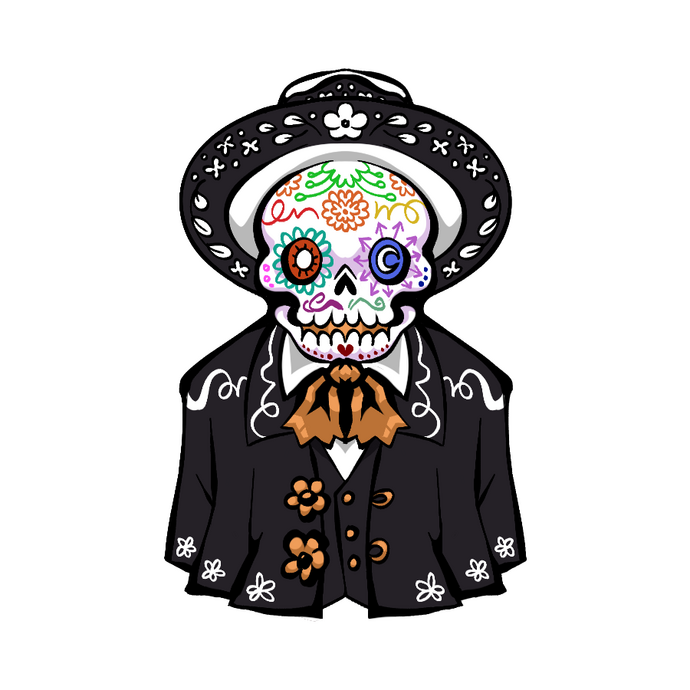 Sugar Skeleton (2 x 3.1 in.)