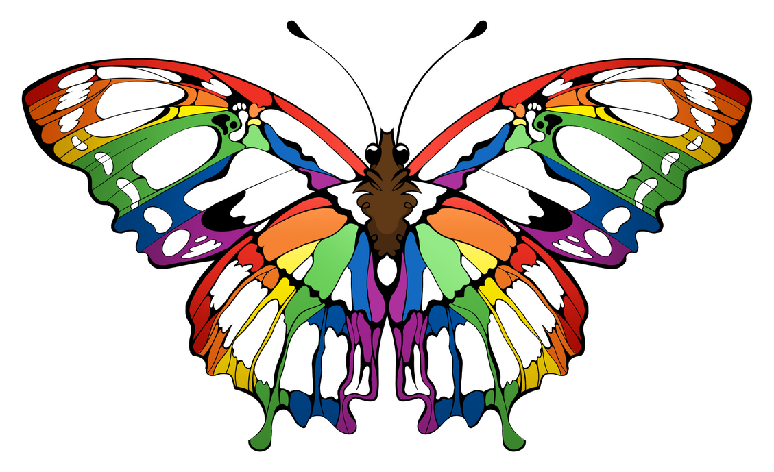 Pride Butterfly (3 x 1.8 in.)