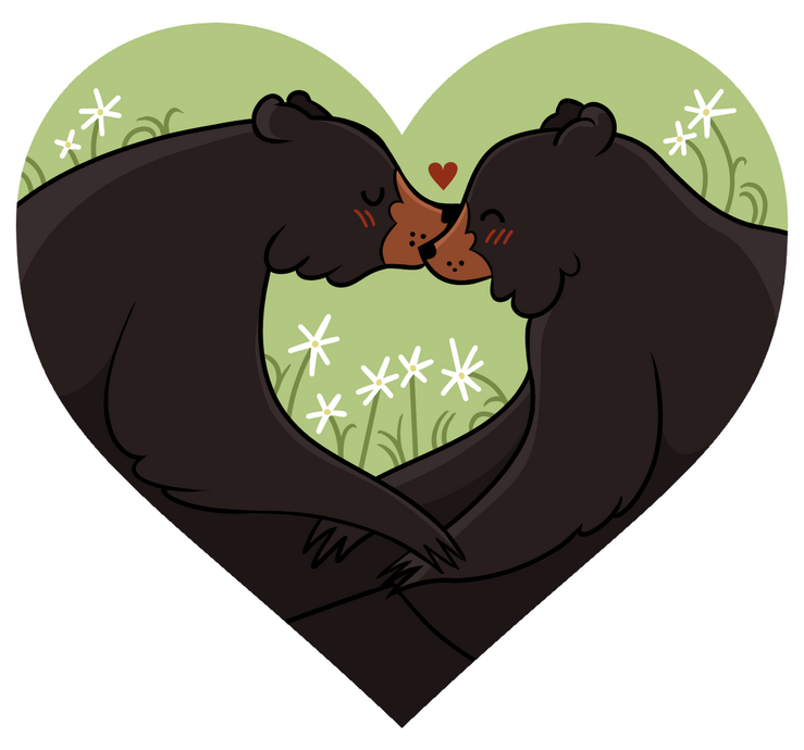 Bashful Bears (2.2 x 2.1 in.)