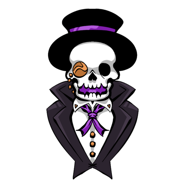 Skelegentleman (1.7 x 3.2 in.)